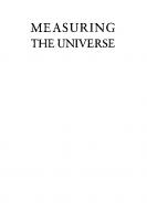 Measuring the Universe: Cosmic Dimensions from Aristarchus to Halley
 9780226848907