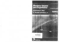 Mecanica Vetorial para Engenheiros - Estatica (5a ed) [5 ed.]