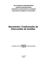Mecanismos Tradicionales de Intercambio de Semillas
 978972440120