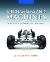 Mechanisms and Machines: Kinematics, Dynamics, and Synthesis
 9781133943914