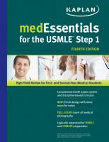 medEssentials for the USMLE [Step 1, 4 ed.]
 9781609789459