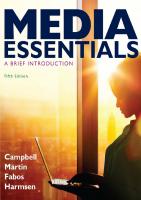 Media Essentials [5 ed.]
 1319208177, 9781319208172