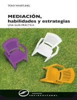 Mediación: habilidades y estrategias. Guía práctica
 9788427722002