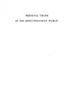 Medieval trade in the Mediterranean world: illustrative documents
 9780393097207