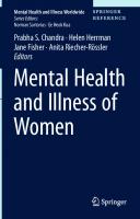 Mental Health and Illness of Women (Mental Health and Illness Worldwide)
 9811023670, 9789811023675
