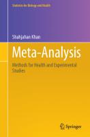Meta-Analysis: Methods for Health and Experimental Studies [1st ed.]
 9789811550317, 9789811550324