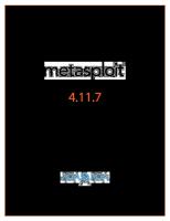Metasploit User Guide