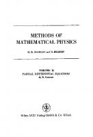 Methods of mathematical physics. volume II, Partial differential equations
 9780471504399, 0471504394