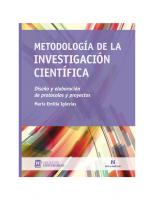 Metodología de la Investigación Cientifica: Diseño y elaboración de protocolos y proyectos [1era ed.]
 9789875384644