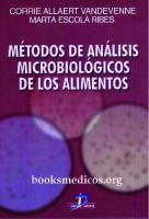 Métodos de análisis microbiológicos de los alimentos