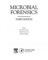 Microbal Forensics [3 ed.]
 9780128153796, 0128153792
