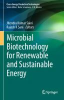 Microbial Biotechnology for Renewable and Sustainable Energy (Clean Energy Production Technologies)
 9811638519, 9789811638510