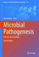 Microbial Pathogenesis: Infection and Immunity (Advances in Experimental Medicine and Biology, 1313)
 3030674517, 9783030674519