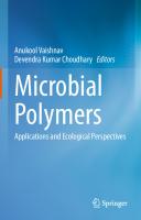 Microbial Polymers: Applications and Ecological Perspectives
 9811600449, 9789811600449