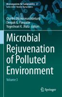 Microbial Rejuvenation of Polluted Environment: Volume 3 (Microorganisms for Sustainability, 27)
 9811574588, 9789811574580