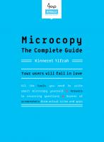 Microcopy The Complete Guide
 9789655721676