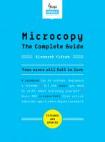 Microcopy The Complete Guide
 9789655727951