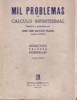 Mil Problemas de Cálculo Infinitesimal [3 ed.]