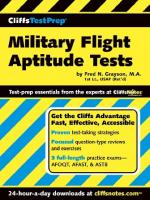 Military Flight Aptitude Tests 
 076454103X, 9780764541032, 9780764569661