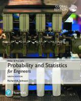 Miller & Freund's probability and statistics for engineers [Ninth edition]
 9780321986245, 1292176016, 9781292176017, 0321986245