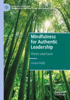 Mindfulness for Authentic Leadership: Theory and Cases (Palgrave Studies in Workplace Spirituality and Fulfillment)
 3031346769, 9783031346767