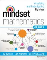 Mindset Mathematics: Visualizing and Investigating Big Ideas, Grade 1 [1 ed.]
 9781119358626, 9781119358756, 9781119358732, 1119358620