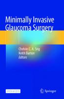 Minimally Invasive Glaucoma Surgery [1st ed.]
 9789811556319, 9789811556326
