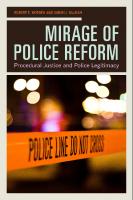 Mirage of Police Reform: Procedural Justice and Police Legitimacy
 9780520965966