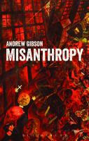 Misanthropy: The Critique Of Humanity
 1474293174,  9781474293174
