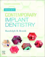 Misch's Contemporary Implant Dentistry [4 ed.]
 0323391559, 9780323391559