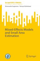 Mixed-Effects Models and Small Area Estimation
 9811994854, 9789811994852
