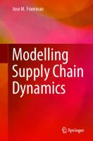 Modelling Supply Chain Dynamics
 3030791882, 9783030791889