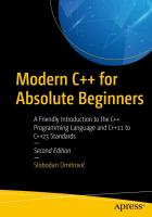 Modern C++ for Absolute Beginners: A Friendly Introduction to the C++ Programming Language and C++11 to C++23 Standards [2 ed.]
 1484292731, 9781484292730, 9781484292747
