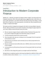 Modern Corporate Finance: Theory and Practice [8 ed.]