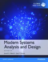 Modern systems analysis and design [8th ed]
 9780134204925, 1292154144, 9781292154145, 0134204921