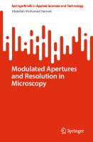 Modulated Apertures and Resolution in Microscopy (SpringerBriefs in Applied Sciences and Technology)
 3031475518, 9783031475511