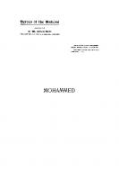 Mohammed and the Rise of Islam
 9781463208660