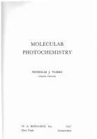 Molecular Photochemistry