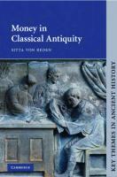 Money in Classical Antiquity [Hardcover ed.]
 0521453372, 9780521453370