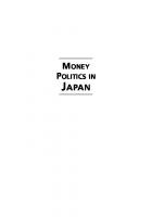 Money Politics in Japan: New Rules, Old Practices
 9781626373952