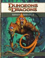 Monster Manual 2: A 4th Edition D&D Core Rulebook, Volume 2
 078695101X, 9780786951017