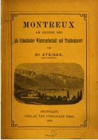 Montreux am Genfer See als klimatischer Winteraufenthalt und Traubenkurort