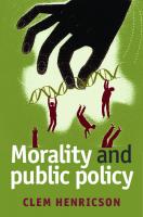 Morality and Public Policy
 9781447323846