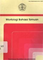 Morfologi Bahasa Tamuan
 9794590495