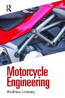 Motorcycle Engineering [1st Edition]
 0367419203, 9780367419202, 036741919X, 9780367419196, 0367816857, 9780367816858