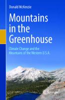 Mountains in the Greenhouse: Climate Change and the Mountains of the Western U.S.A. [1st ed.]
 9783030424312, 9783030424329