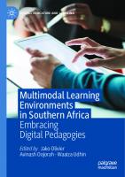 Multimodal Learning Environments in Southern Africa: Embracing Digital Pedagogies (Digital Education and Learning)
 3030976556, 9783030976552