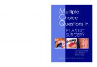 Multiple Choice Questions in Plastic Surgery [1st ed.]
 1903378664, 9781908986429, 9781908986436, 9781908986443, 9781903378663