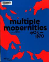 Multiple Modernities, 1905-1970 : from the Collections of the National Museum of Modern Art
 9782844266538, 2844266533