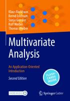 Multivariate Analysis: An Application-Oriented Introduction
 3658404108, 9783658404109